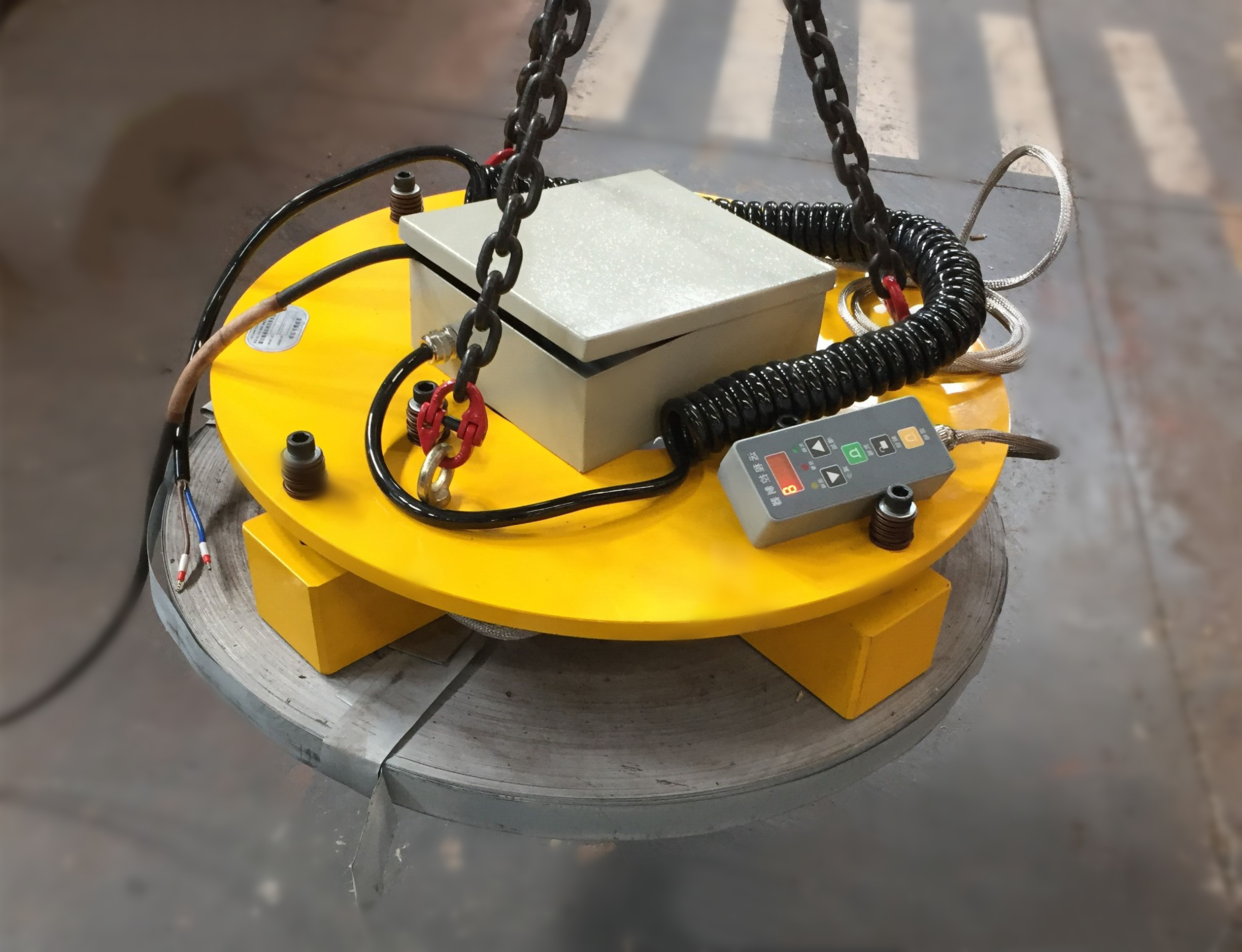 電永磁起重吊具，搬運(yùn)小型帶卷用電永磁起重器